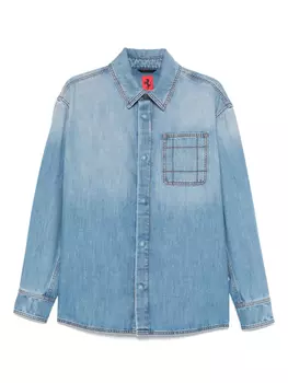 Джинсовая рубашка Ferrari, синий