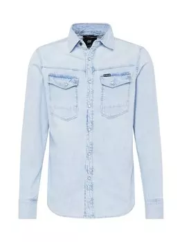 Джинсовая рубашка G-STAR Slim fit Button Up Shirt, светло-синий