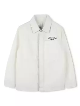 Джинсовая рубашка Givenchy Kids, нейтральный цвет