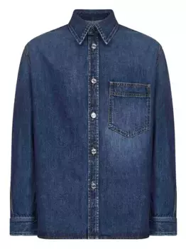 Джинсовая рубашка Givenchy, синий