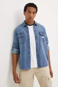 Джинсовая рубашка Guess Jeans, синий