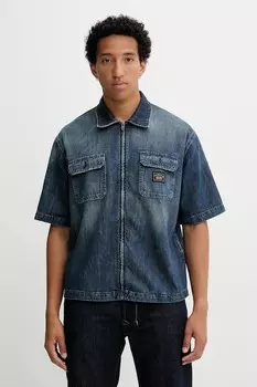 Джинсовая рубашка Guess Originals, синий