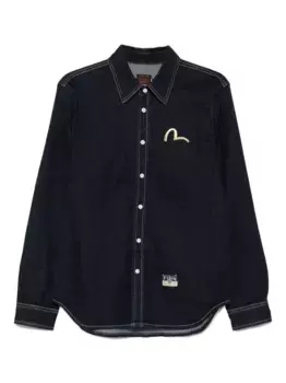 Джинсовая рубашка Hakutaku EVISU, синий