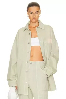 Джинсовая рубашка Helsa, цвет Sage