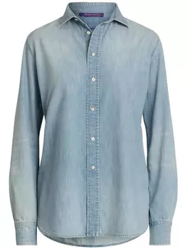 Джинсовая рубашка из коллекции Ralph Lauren Ralph Lauren Collection, синий