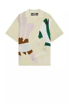 Джинсовая рубашка Jacquemus, бежевый