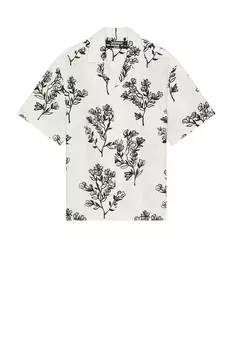 Джинсовая рубашка Jacquemus, цвет Print Black Flowers