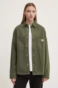 Джинсовая рубашка Kaotiko, зеленый