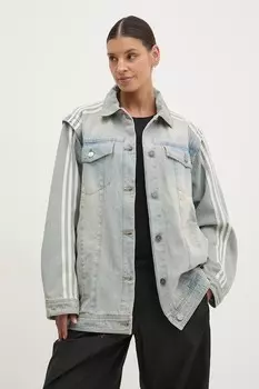 Джинсовая рубашка-куртка Denim Shirt Jkt Adidas Originals, синий