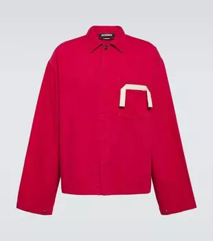 Джинсовая рубашка la chemise de nmes Jacquemus, красный