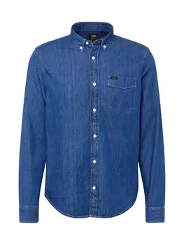 Джинсовая рубашка Lee Regular fit Button Up Shirt, синий деним