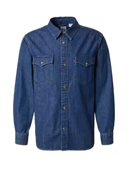 Джинсовая рубашка LEVI'S Comfort fit Button Up Shirt, темно-синий