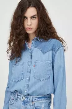 Джинсовая рубашка Levi's, синий