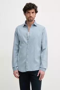 Джинсовая рубашка Lindbergh, синий