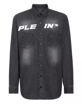 Джинсовая рубашка Ls PHILIPP PLEIN, цвет storm grey