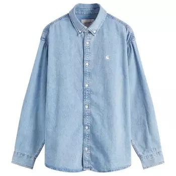 Джинсовая рубашка Лукас Carhartt Wip, синий