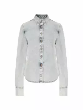 Джинсовая рубашка Magda Butrym, синий