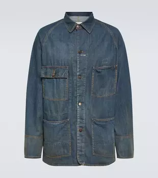 Джинсовая рубашка Maison Margiela, синий