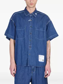 Джинсовая рубашка Maison MIHARA YASUHIRO, синий
