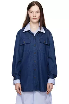 Джинсовая рубашка Mare Anastasia Barbieri Edition Indigo A.P.C.