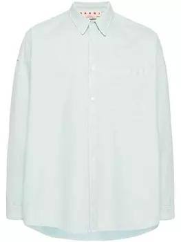 Джинсовая рубашка Marni, синий