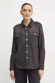 Джинсовая рубашка MICHAEL Michael Kors, серый