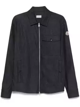 Джинсовая рубашка MONCLER, синий
