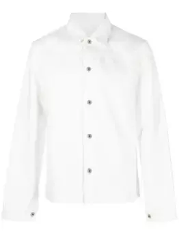 Джинсовая рубашка на пуговицах JIL SANDER, белый
