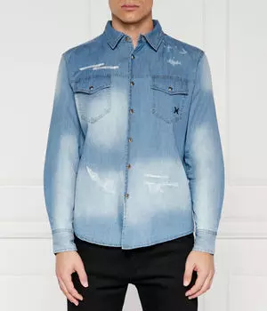 Джинсовая рубашка Никия Regular fit Richmond X, синий