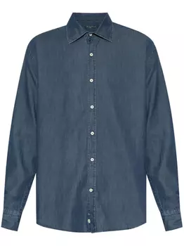 Джинсовая рубашка Paul & Shark, синий