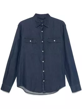 Джинсовая рубашка Paul & Shark, синий