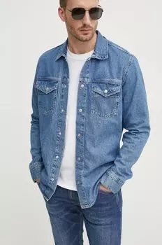 Джинсовая рубашка Pepe Jeans, темно-синий