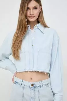 Джинсовая рубашка Pinko, синий