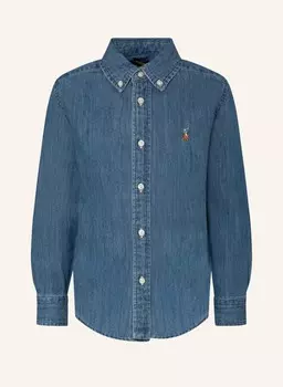 Джинсовая рубашка Polo Ralph Lauren, синий