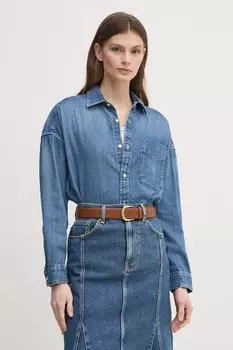 Джинсовая рубашка Polo Ralph Lauren, синий
