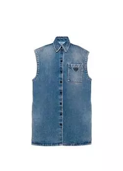 Джинсовая рубашка Prada