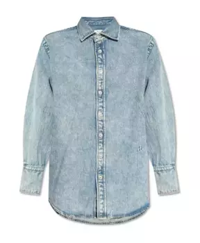 Джинсовая рубашка Rag & Bone, синий