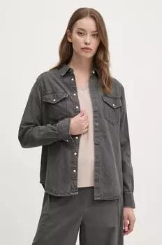 Джинсовая рубашка REGULAR SHIRT Pepe Jeans, серый