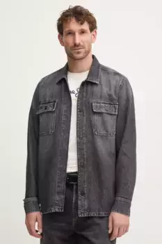 Джинсовая рубашка RELAXED OVERSHIRT Pepe Jeans, серый