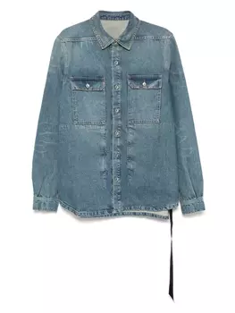 Джинсовая рубашка Rick Owens DRKSHDW, синий