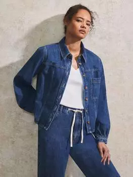 Джинсовая рубашка Ro&Zo, синий