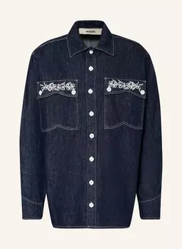 Джинсовая рубашка Rough., синий