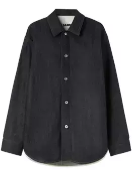 Джинсовая рубашка с длинными рукавами JIL SANDER, синий