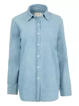 Джинсовая рубашка с длинными рукавами Monti Nili Lotan, синий