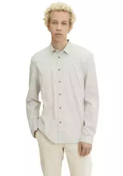 Джинсовая рубашка с длинными рукавами TOM TAILOR Tom Tailor Denim, цвет Creme Check