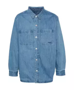 Джинсовая рубашка с двусторонним логотипом Levi'S, синий