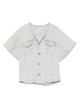 Джинсовая рубашка с коротким рукавом JACOB COHEN, синий