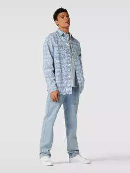 Джинсовая рубашка с логотипом Tommy Jeans
