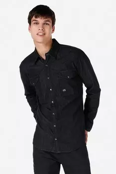 Джинсовая рубашка с люверсами Colin'S, черный
