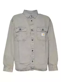 Джинсовая рубашка с нашивкой-логотипом CARHARTT WIP, синий